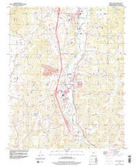 West Fork Arkansas Historical topographic map, 1:24000 scale, 7.5 X 7.5 Minute, Year 1994