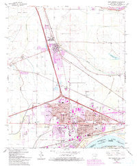 West Memphis Arkansas Historical topographic map, 1:24000 scale, 7.5 X 7.5 Minute, Year 1966