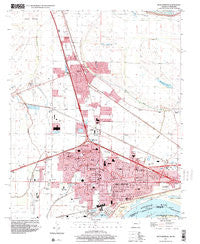 West Memphis Arkansas Historical topographic map, 1:24000 scale, 7.5 X 7.5 Minute, Year 1997