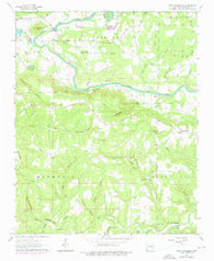 West Pangburn Arkansas Historical topographic map, 1:24000 scale, 7.5 X 7.5 Minute, Year 1963