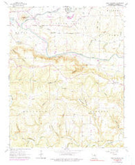 West Pangburn Arkansas Historical topographic map, 1:24000 scale, 7.5 X 7.5 Minute, Year 1963