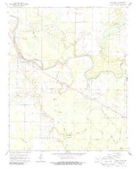 West Point Arkansas Historical topographic map, 1:24000 scale, 7.5 X 7.5 Minute, Year 1964
