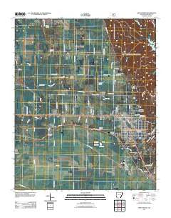 West Helena Arkansas Historical topographic map, 1:24000 scale, 7.5 X 7.5 Minute, Year 2011