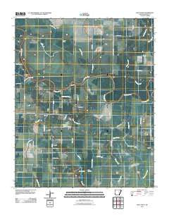 West Point Arkansas Historical topographic map, 1:24000 scale, 7.5 X 7.5 Minute, Year 2011
