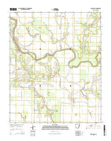 West Point Arkansas Current topographic map, 1:24000 scale, 7.5 X 7.5 Minute, Year 2014