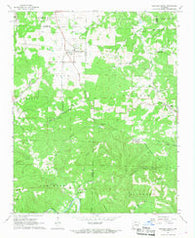 Western Grove Arkansas Historical topographic map, 1:24000 scale, 7.5 X 7.5 Minute, Year 1967