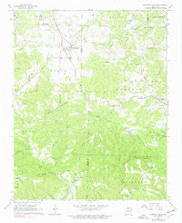 Western Grove Arkansas Historical topographic map, 1:24000 scale, 7.5 X 7.5 Minute, Year 1967