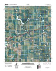 Wheatley Arkansas Historical topographic map, 1:24000 scale, 7.5 X 7.5 Minute, Year 2011