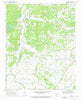 Wheeler Arkansas Historical topographic map, 1:24000 scale, 7.5 X 7.5 Minute, Year 1970