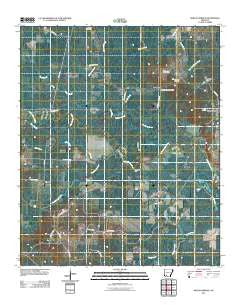Whelen Springs Arkansas Historical topographic map, 1:24000 scale, 7.5 X 7.5 Minute, Year 2011