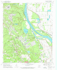 White Hall Arkansas Historical topographic map, 1:24000 scale, 7.5 X 7.5 Minute, Year 1970