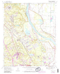 White Hall Arkansas Historical topographic map, 1:24000 scale, 7.5 X 7.5 Minute, Year 1970