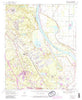White Hall Arkansas Historical topographic map, 1:24000 scale, 7.5 X 7.5 Minute, Year 1970