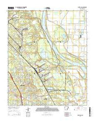 White Hall Arkansas Current topographic map, 1:24000 scale, 7.5 X 7.5 Minute, Year 2014