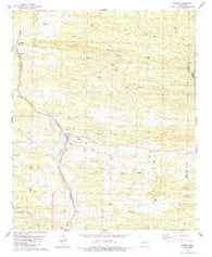 Wickes Arkansas Historical topographic map, 1:24000 scale, 7.5 X 7.5 Minute, Year 1985