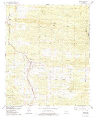 Wickes Arkansas Historical topographic map, 1:24000 scale, 7.5 X 7.5 Minute, Year 1985