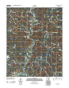 Williford Arkansas Historical topographic map, 1:24000 scale, 7.5 X 7.5 Minute, Year 2011