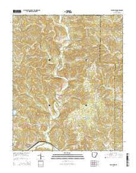 Williford Arkansas Current topographic map, 1:24000 scale, 7.5 X 7.5 Minute, Year 2014