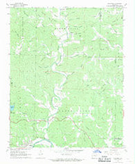 Williford Arkansas Historical topographic map, 1:24000 scale, 7.5 X 7.5 Minute, Year 1968
