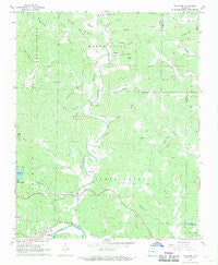 Williford Arkansas Historical topographic map, 1:24000 scale, 7.5 X 7.5 Minute, Year 1968