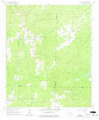 Willow Arkansas Historical topographic map, 1:24000 scale, 7.5 X 7.5 Minute, Year 1965