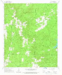 Willow Arkansas Historical topographic map, 1:24000 scale, 7.5 X 7.5 Minute, Year 1965