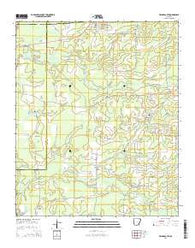 Wilmar South Arkansas Current topographic map, 1:24000 scale, 7.5 X 7.5 Minute, Year 2014