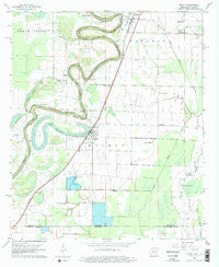 Wilmot Arkansas Historical topographic map, 1:24000 scale, 7.5 X 7.5 Minute, Year 1960