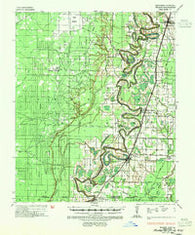 Wilmot Arkansas Historical topographic map, 1:62500 scale, 15 X 15 Minute, Year 1935