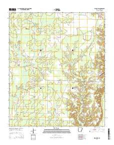 Wilmot NW Arkansas Current topographic map, 1:24000 scale, 7.5 X 7.5 Minute, Year 2014