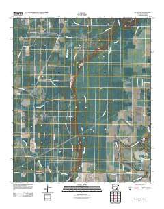 Wilmot SW Arkansas Historical topographic map, 1:24000 scale, 7.5 X 7.5 Minute, Year 2011