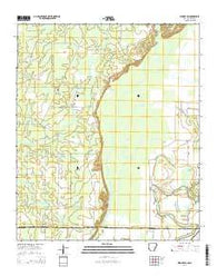 Wilmot SW Arkansas Current topographic map, 1:24000 scale, 7.5 X 7.5 Minute, Year 2014