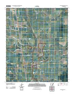 Winchester Arkansas Historical topographic map, 1:24000 scale, 7.5 X 7.5 Minute, Year 2011