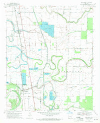 Winchester Arkansas Historical topographic map, 1:24000 scale, 7.5 X 7.5 Minute, Year 1969