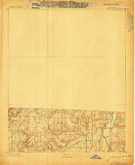 Winslow #4 Arkansas Historical topographic map, 1:62500 scale, 15 X 15 Minute, Year 1898