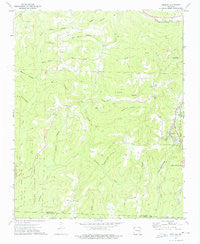 Winslow Arkansas Historical topographic map, 1:24000 scale, 7.5 X 7.5 Minute, Year 1973