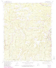 Winslow Arkansas Historical topographic map, 1:24000 scale, 7.5 X 7.5 Minute, Year 1973
