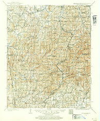 Winslow Arkansas Historical topographic map, 1:125000 scale, 30 X 30 Minute, Year 1898
