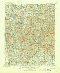 Winslow Arkansas Historical topographic map, 1:125000 scale, 30 X 30 Minute, Year 1901