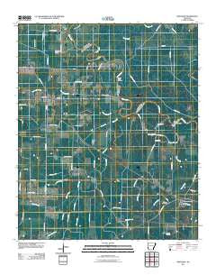 Winthrop Arkansas Historical topographic map, 1:24000 scale, 7.5 X 7.5 Minute, Year 2011