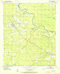 Winthrop Arkansas Historical topographic map, 1:24000 scale, 7.5 X 7.5 Minute, Year 1951