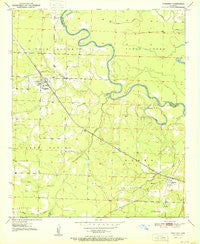 Winthrop Arkansas Historical topographic map, 1:24000 scale, 7.5 X 7.5 Minute, Year 1951