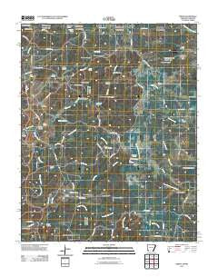 Wirth Arkansas Historical topographic map, 1:24000 scale, 7.5 X 7.5 Minute, Year 2011