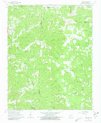 Wirth Arkansas Historical topographic map, 1:24000 scale, 7.5 X 7.5 Minute, Year 1968