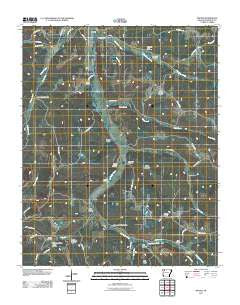 Witter Arkansas Historical topographic map, 1:24000 scale, 7.5 X 7.5 Minute, Year 2011