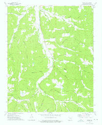 Witter Arkansas Historical topographic map, 1:24000 scale, 7.5 X 7.5 Minute, Year 1973