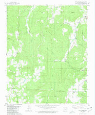 Witts Springs Arkansas Historical topographic map, 1:24000 scale, 7.5 X 7.5 Minute, Year 1980