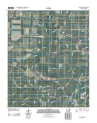 Woodberry Arkansas Historical topographic map, 1:24000 scale, 7.5 X 7.5 Minute, Year 2011