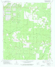 Woodberry Arkansas Historical topographic map, 1:24000 scale, 7.5 X 7.5 Minute, Year 1973
