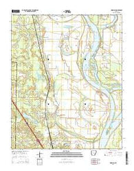 Woodson Arkansas Current topographic map, 1:24000 scale, 7.5 X 7.5 Minute, Year 2014